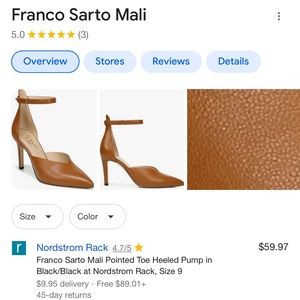 Cognac Franco Sarto Mali pumps